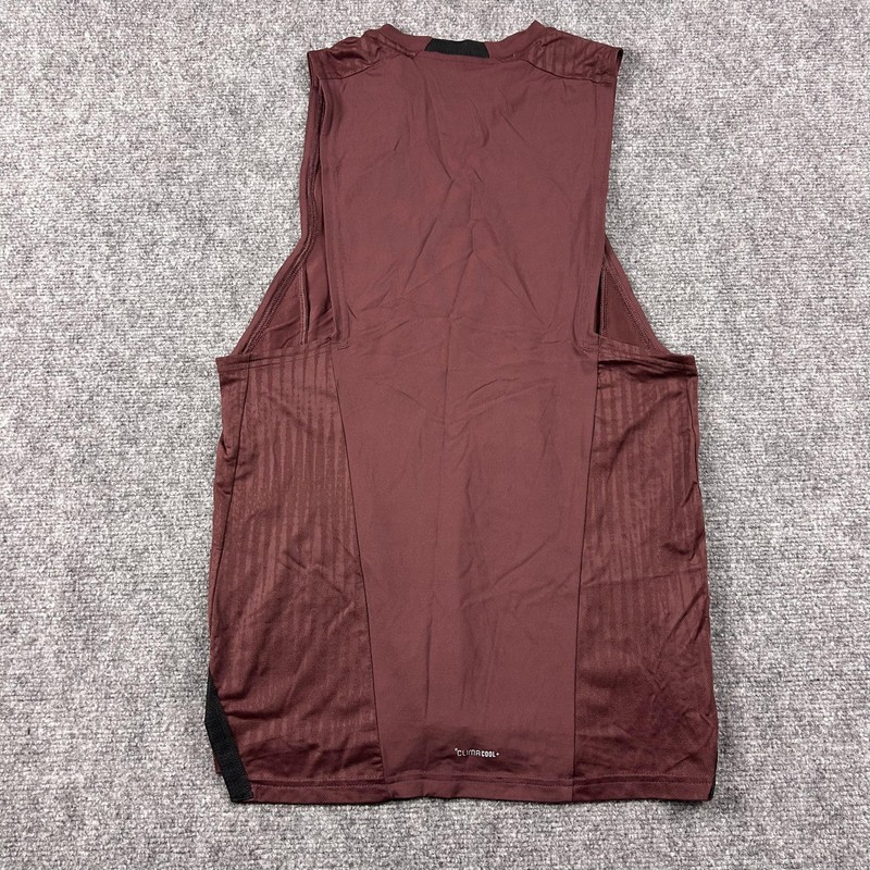 Adidas D4T INT Tank Mens Small Aurora Ruby Red Climacool Training Top Sleeveless gallery