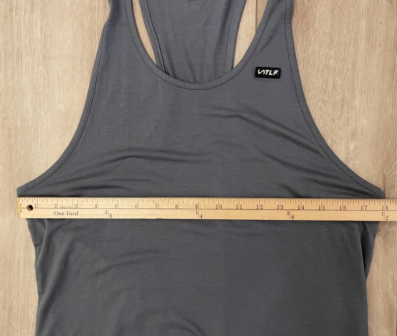TLF Apparel Stringer Tank Top-Men's S/M-Flex Bamboo-Gray-Gym to Streetwear gallery