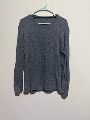 Lululemon Men’s Surge Warm Long Sleeve Heathered Gray Performance Shirt