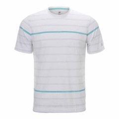 Fila Men’s Tennis Set Point Striped Crew Lake Blue TM181F98 100