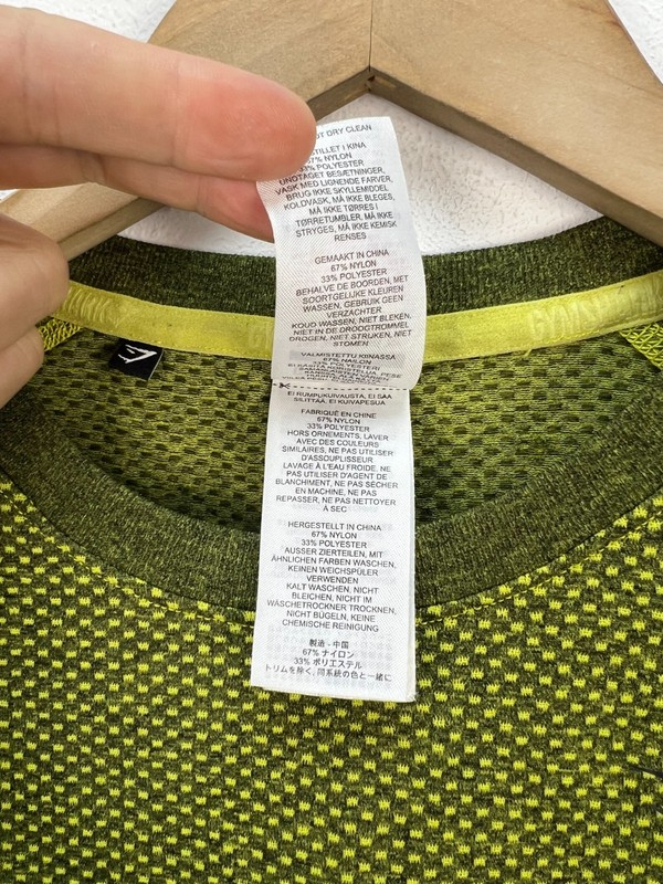 GYMSHARK DEVANT SEAMLESS Phantom Elite Shirt David Laid Men's Size M gallery