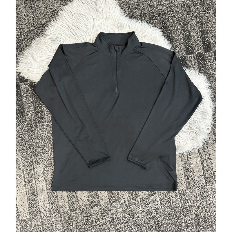 Sport-Tek Sport-Wick Stretch 1/2-Zip Pullover St850 Size XLarge Black gallery