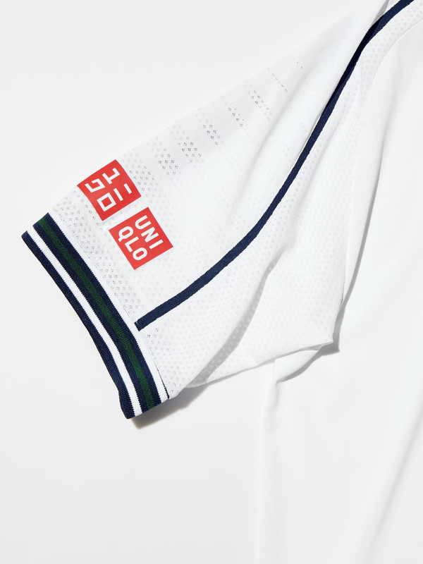 Uniqlo Tennis Kei Nishikori NK Dry EX Polo Shirt - Japan XL/US L - White gallery