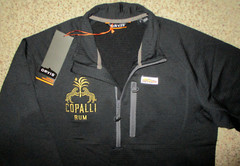 Orvis 1/4 Zip Sweatshirt Horseshoe Hills Fleece Sweater COPALLI RUM Black S NEW!