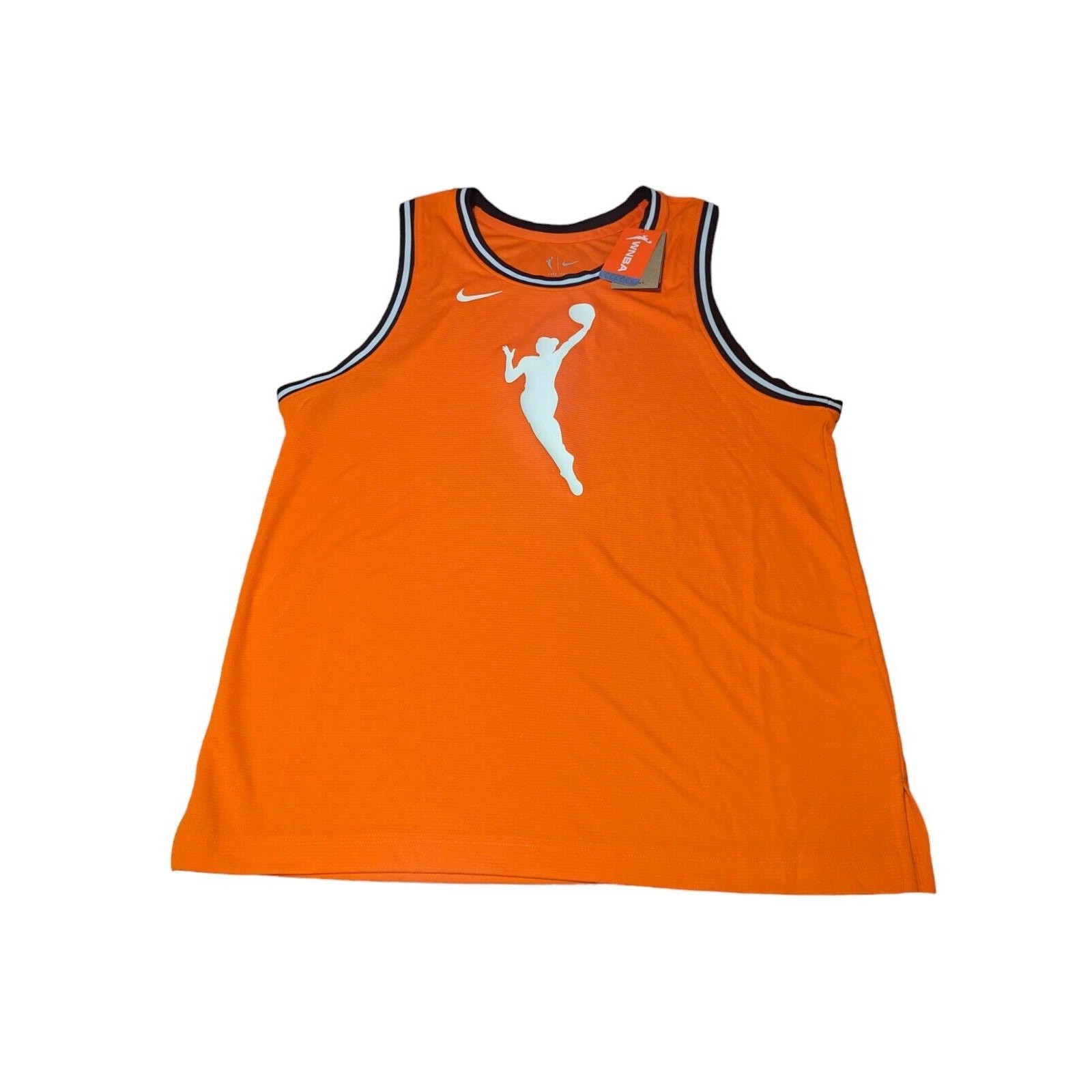 Nike Dri-Fit WNBA Tank Shirt Mens Orange Jersey Basketball NWT $55 LARGE gallery