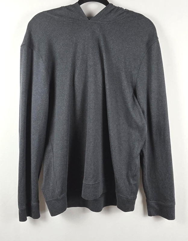 Greg Norman Performance Hooded Long Sleeve T Shirt Gray Mens Large gallery