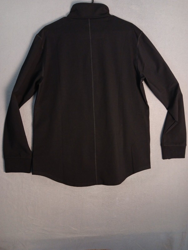 BYLT Elite Fairway Pullover Men’s Black Performance Golf Large 1/4 Button Up EUC gallery