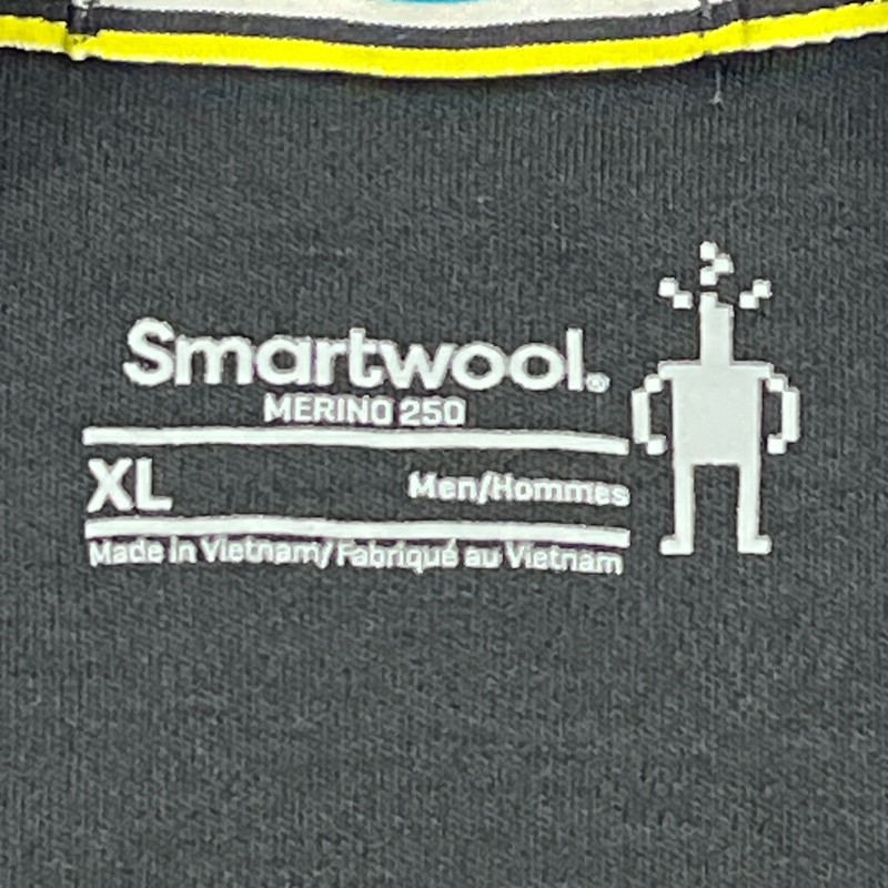 Smartwool Classic Thermal Base Layer Men’s XL Black 100% Merino Wool 250 1/4 Zip gallery