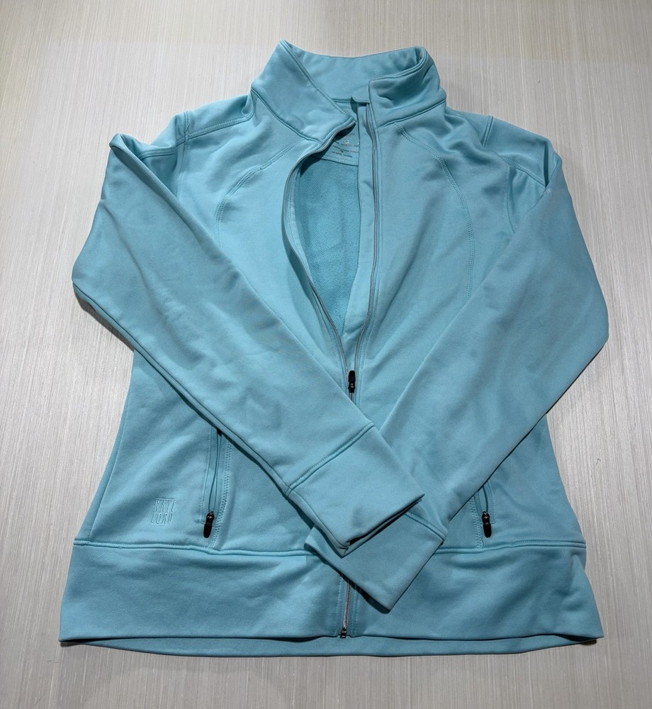 Kate Lord Performance Full Zip Medium Teal Long Sleeve Tofftree 611