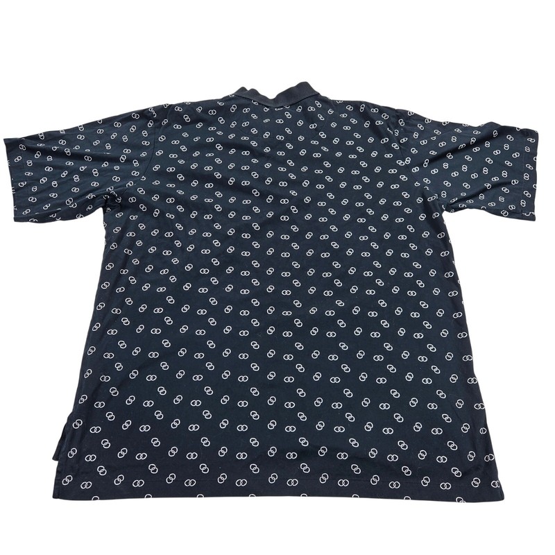 Polo Golf Ralph Lauren Black Short Sleeve Links Printed Polo Men's Size XL gallery