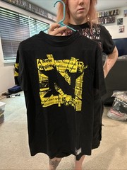 Vintage WWE We Are One The Nexus T-Shirt Authentic Medium M Shirt