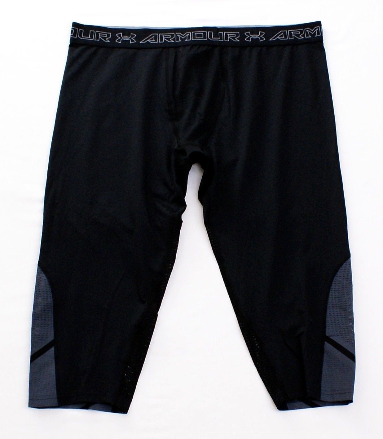 Under Armour Black Coolswitch Super Vent 3/4 Length Compression Leggings Men's gallery