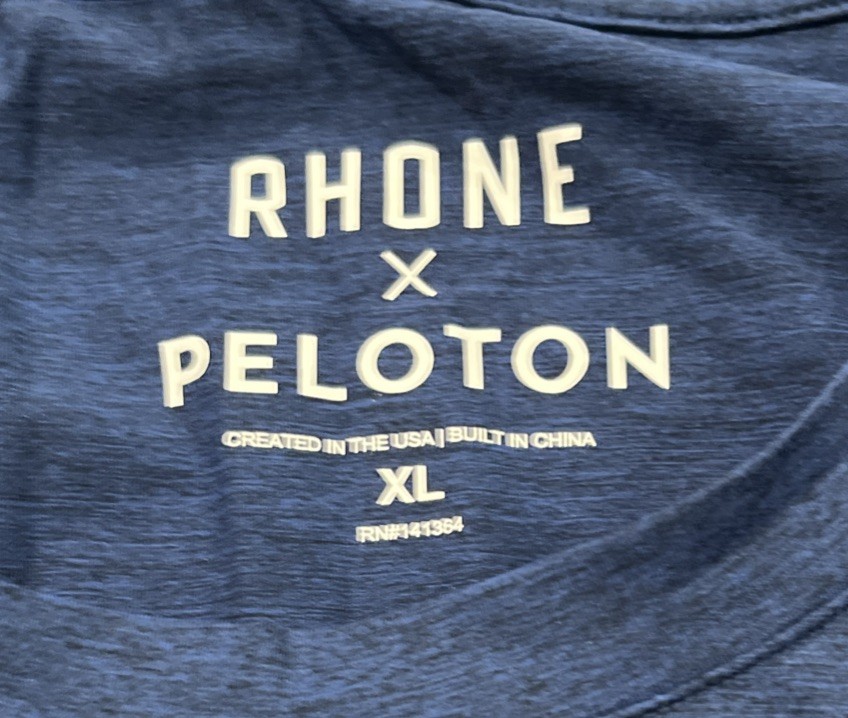 Rhone x Peloton Performance Shirt Men’s XL Blue Nylon Elastane gallery