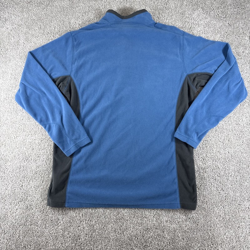Columbia Mens Blue-Gray Fleece Pullover Jacket Size M gallery