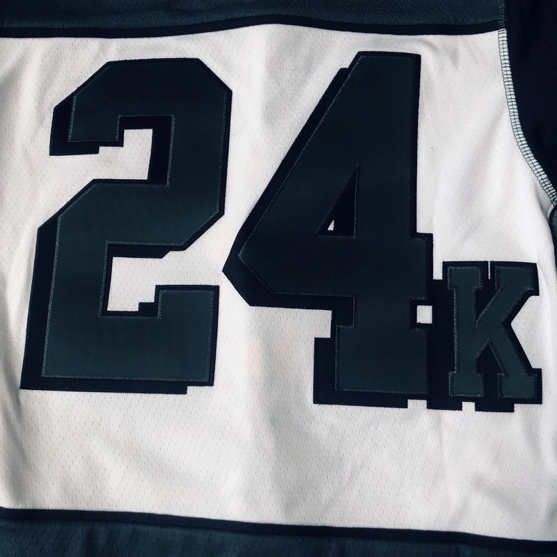 Mitchell & Ness Cross Colours Bruno Mars Hockey Jersey Mens Small Green 24K CXC gallery