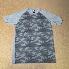 Bula T Shirt Mens Size L Merino Wool Work Outdoor Camo Hiking Camp C1