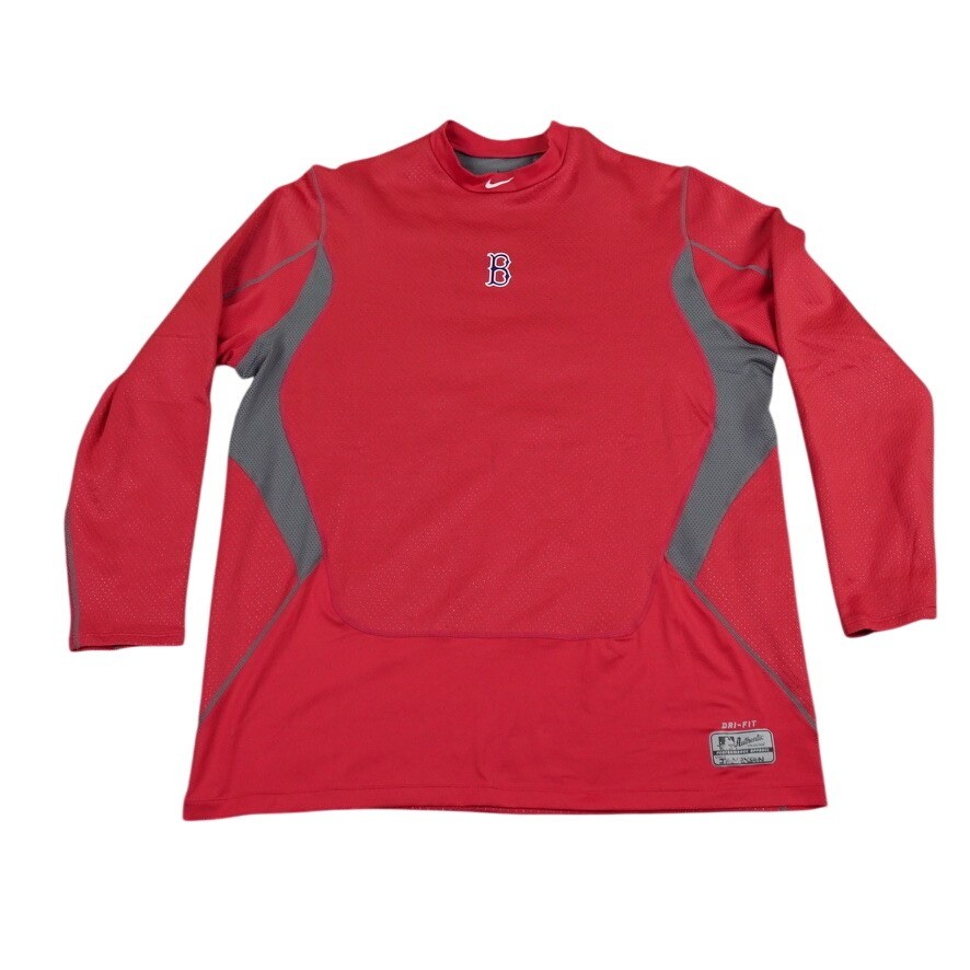 Boston Red Sox Nike Pro Combat Fitted Jersey Men 2XL Red Dri-FIT Team Issued gallery