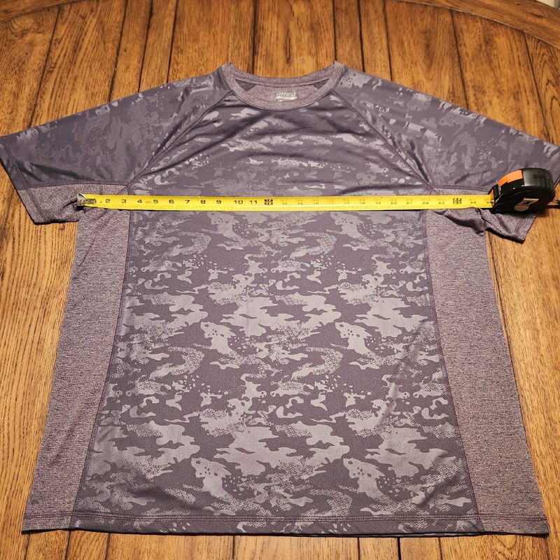 BCG Tru-Wick Gray Grey Silky Athletic Sports Camoflauge Shirt Mens (2XL) gallery