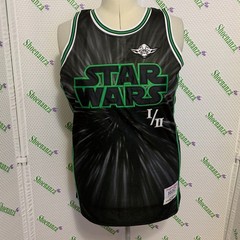 Headgear Classics Basketball Jersey Star Wars Yoda Episode 1 & 2 I & II Mens XL