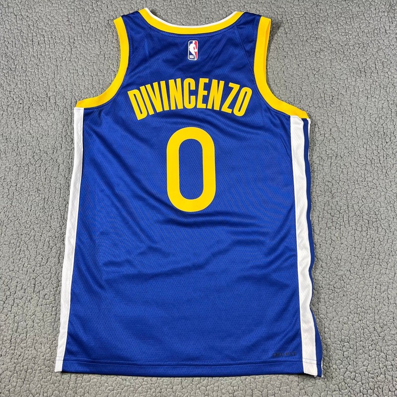 Nike Golden State Warriors DiVincenzo 0 Jersey Blue Swingman DN2136-495 Mens S gallery