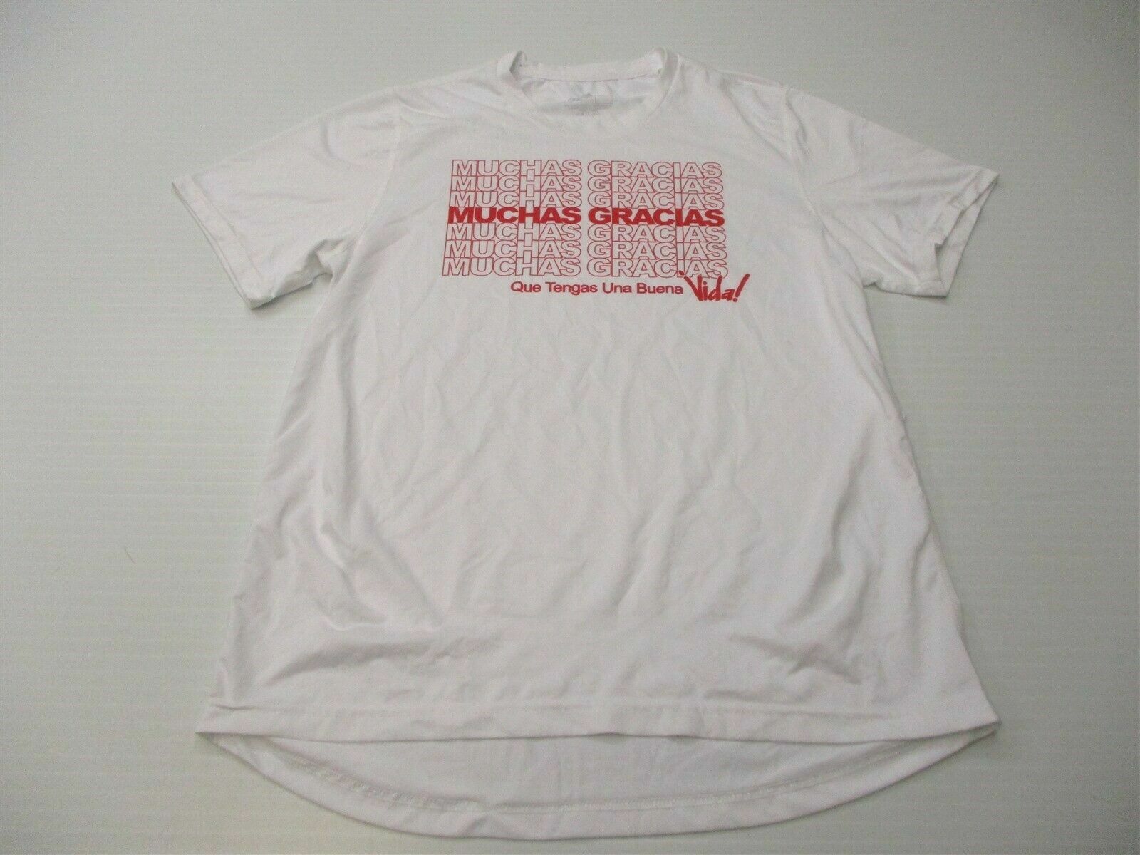 ADIDAS Men's Size M CLIMALITE Training Spanish Soft White Crew Neck Creator Tee gallery