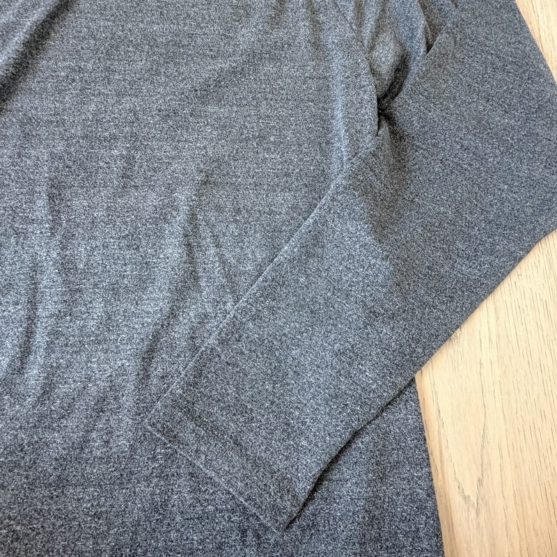 01.Algo Performance Shirt Mens M Heather Gray Active Long Sleeve Quick Dry gallery