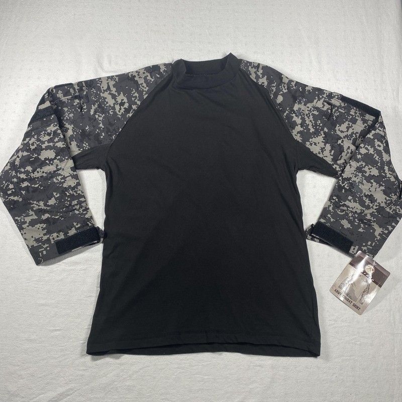 Rothco Army Combat Shirt Mens Medium Black Urban Digital Camo Tactical Military gallery