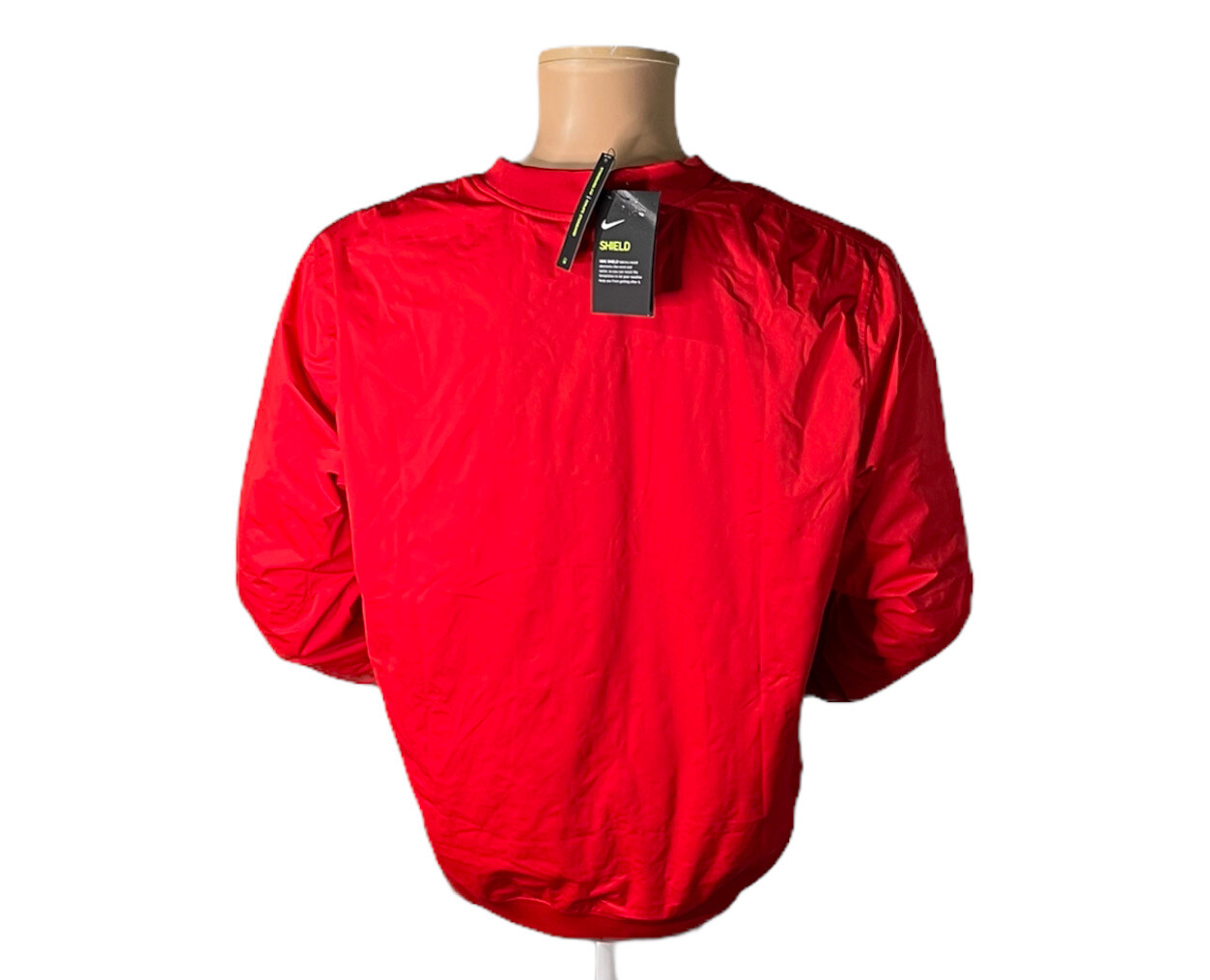 Nike Shield Victory Red Blue Crew Golf Pullover CI8986-657 Men’s Sz 2XL gallery