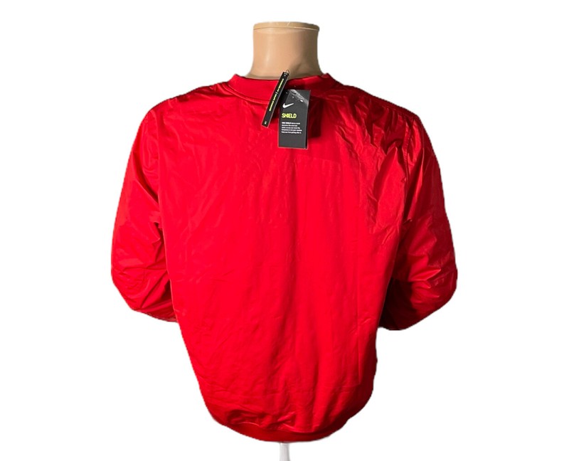 Nike Shield Victory Red Blue Crew Golf Pullover CI8986-657 Men’s Sz 2XL gallery