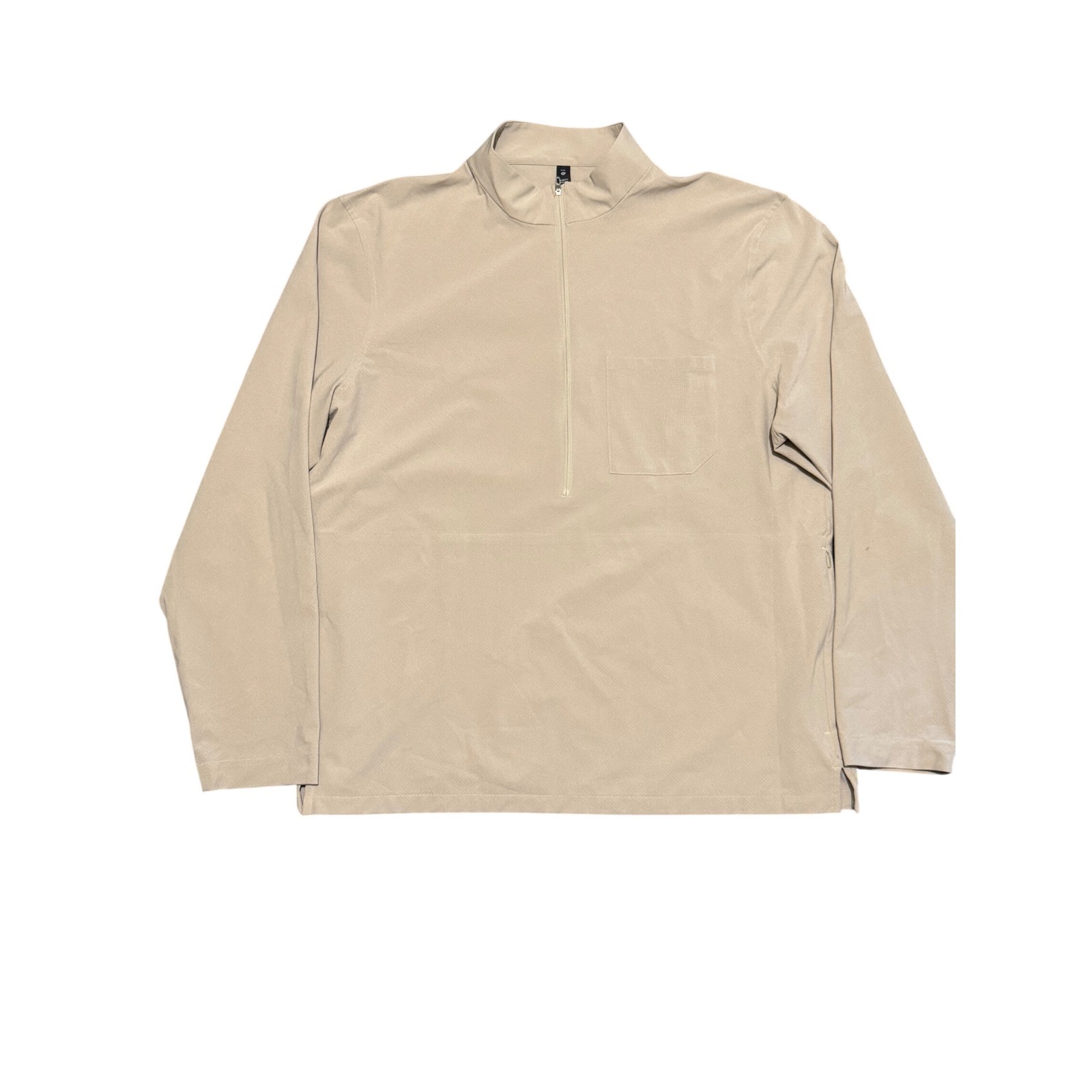 Lululemon Airing Easy Half Zip Pullover Tan Beige XXL LM3DJYS gallery
