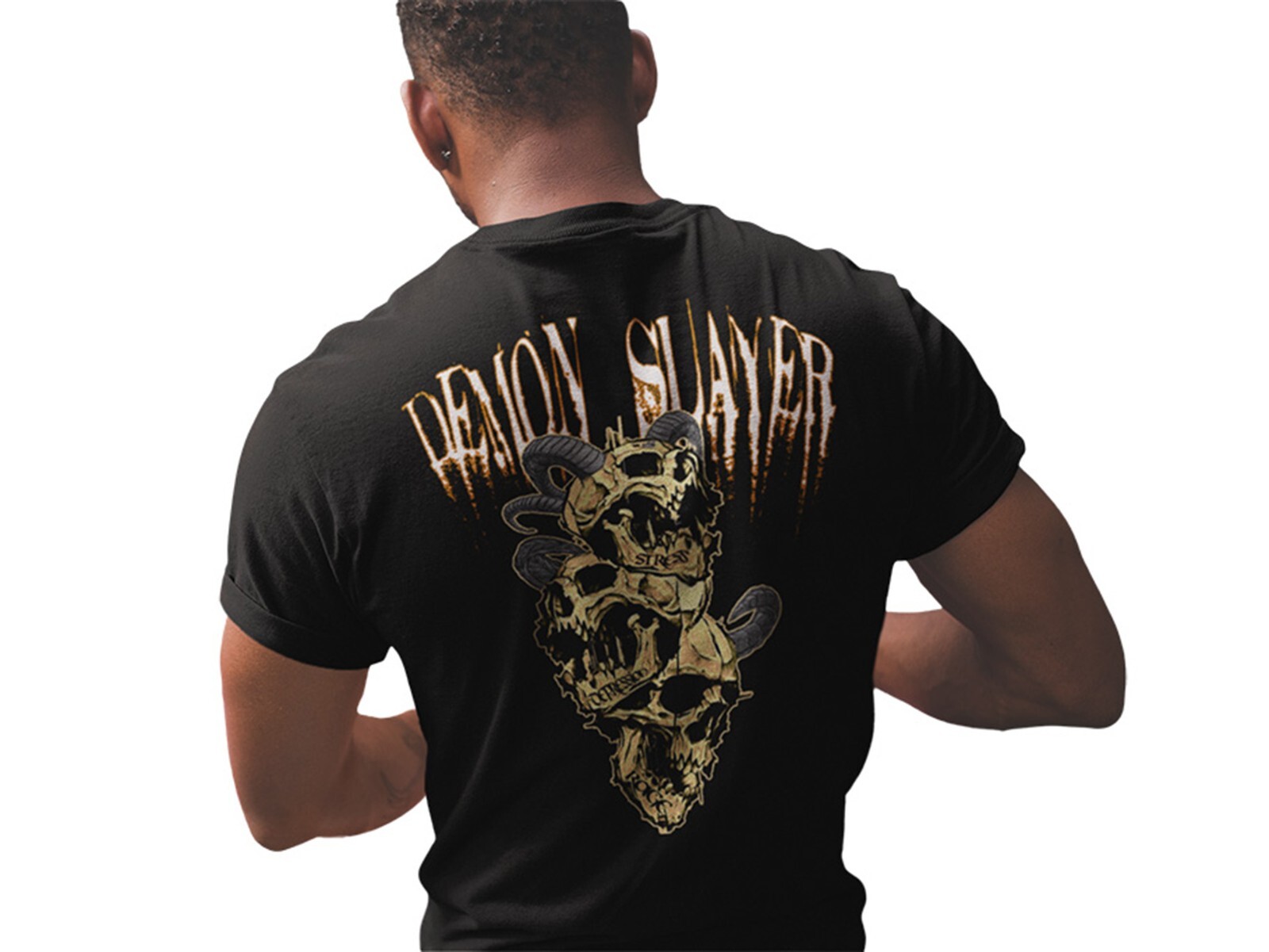 Iron Gods Demon Slayer Gym T-Shirt, Gift For Dad, Workout Shirt, Mens Gym Outfit gallery