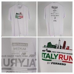 New Balance NYRR Italy Run By Ferrero 2018 Graphic Running T-Shirt Medium USA