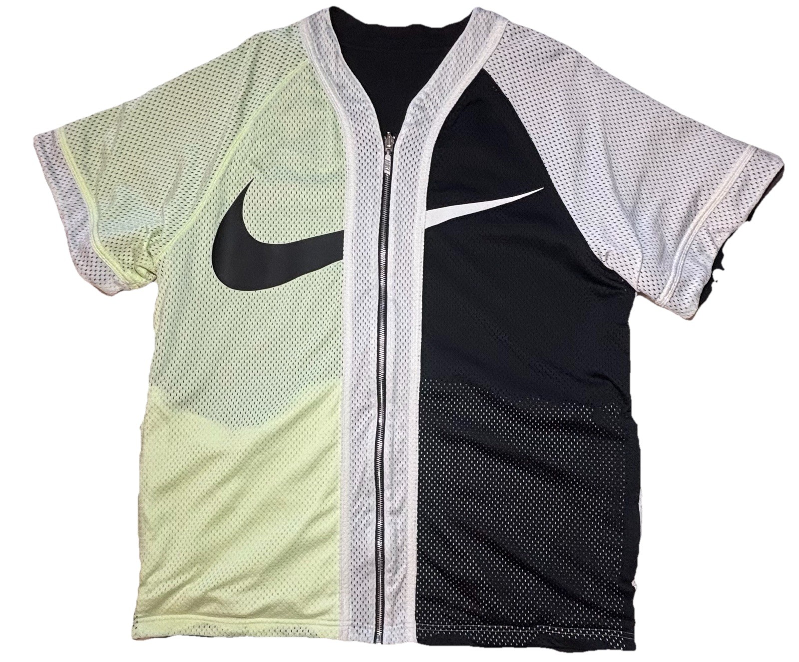 Nike NikeLab Collection Reversible Zip Baseball Jersey / Sweat AV8269-701 Mens M gallery