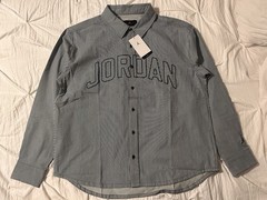 Nike Jordan Flight Oxford Long Sleeve Top IB0317-451 US Size L NWT