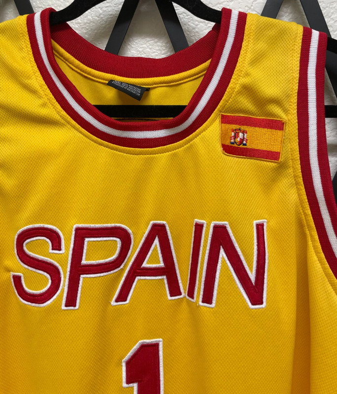 Premium Brand Men's Spain Basketball Jersey Custom Made Medium gallery