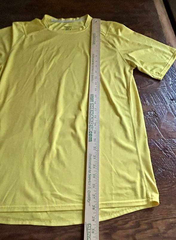 Patagonia Base Layer Shirt Men's Medium Yellow Capilene 1 Silkweight Performance gallery