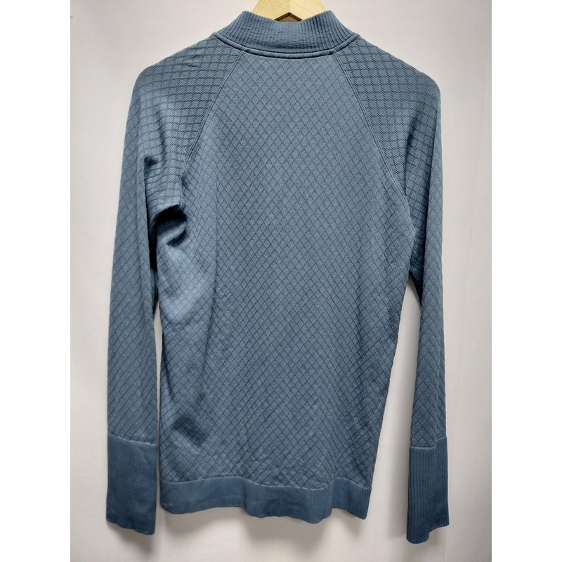Lululemon Tip Blue 1/2 Zip Pullover Top Knit Long Sleeve Women See Measurements gallery