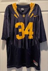 NIKE Cal California Golden Bears UC Berkeley 34 Jersey Top Navy Men’s Large