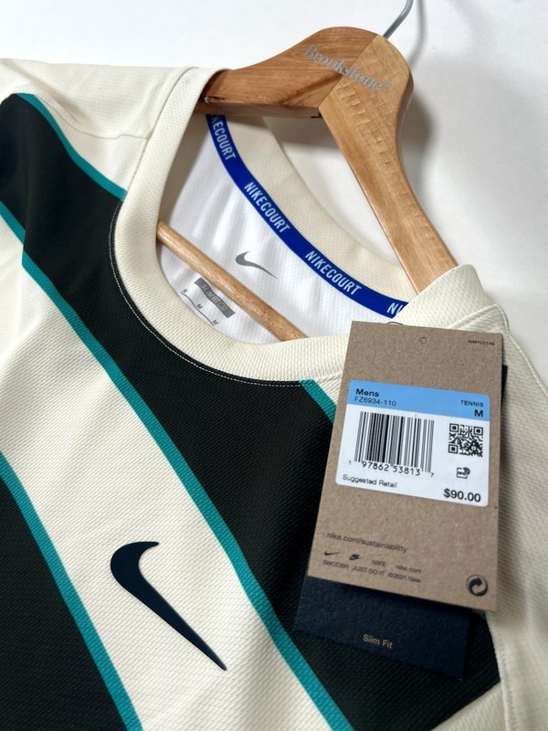 Size Medium Nike Court Slam Carlos Alcaraz 2025 French Roland GarrosTennis Shirt gallery