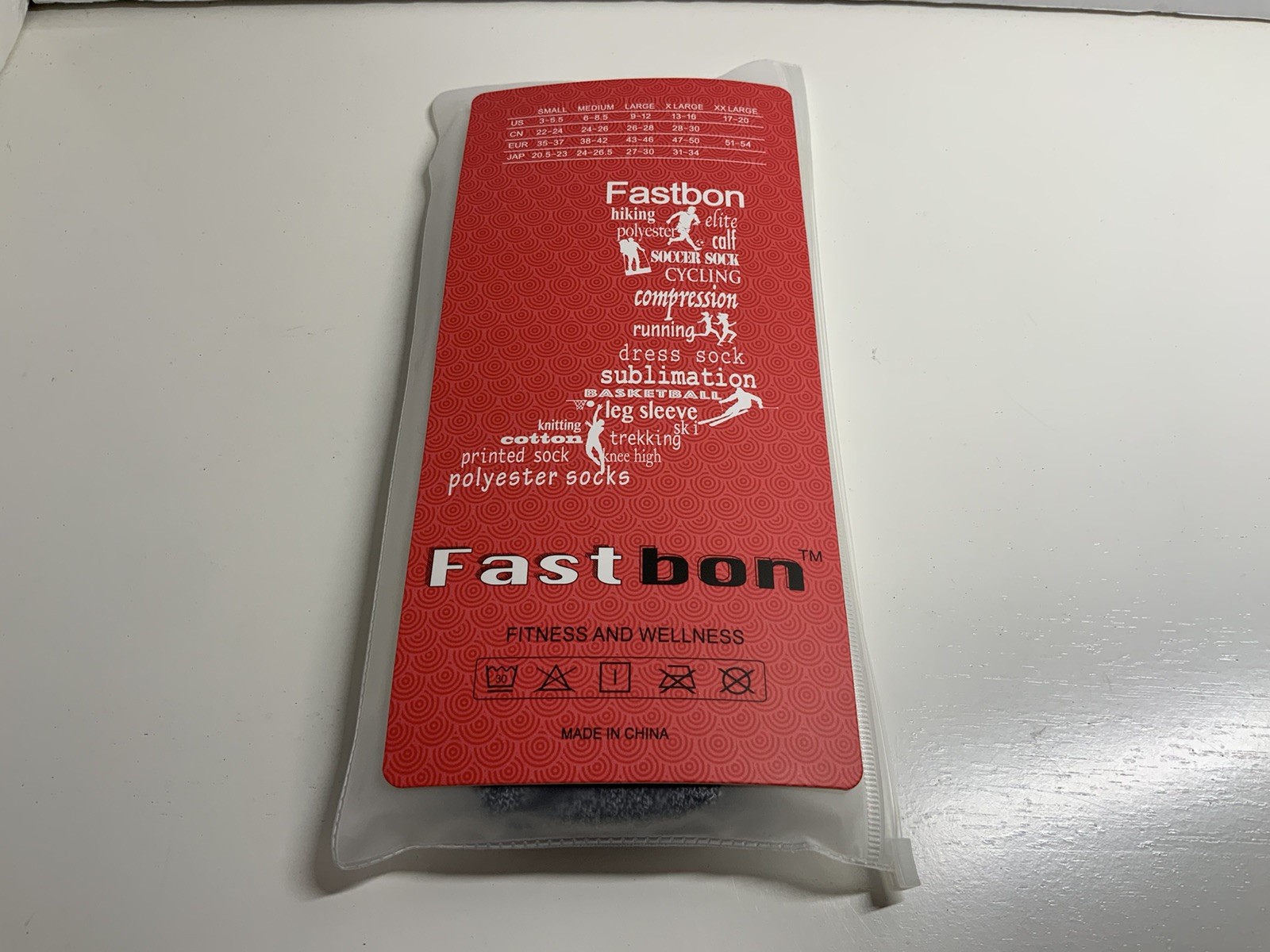Four Pair Of Fastbon Long Compression Athletic Socks Large 9-12 gallery