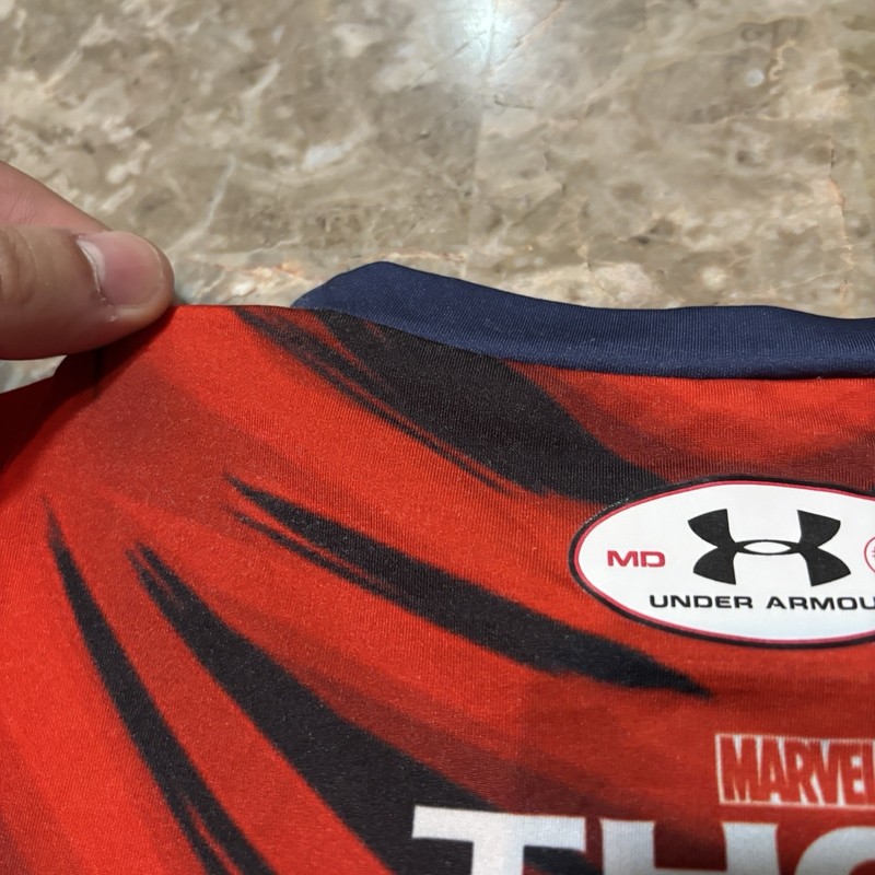Under Armour Compression Shirt Mens Medium Thor Short Sleeve Gym Lifting Marvel gallery