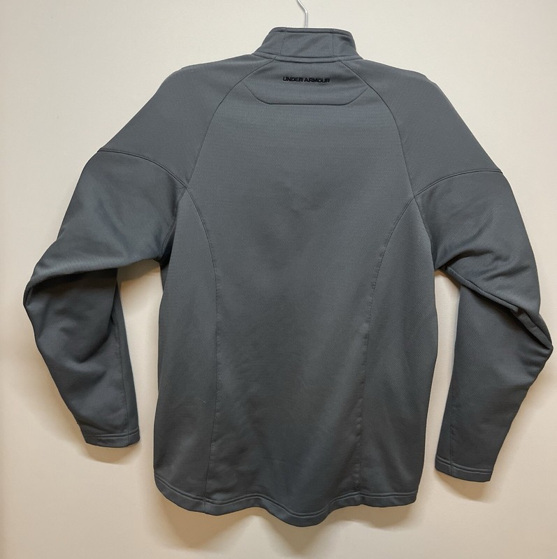 Under Armour (M) Men’s 1/4 Zip Pullover Pockets, Embroidered Logo & Name on Back gallery