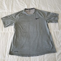 Nike Pro Dri Fit Shirt – Men’s XL Gray Short Sleeve Vented Performance Gym 56323