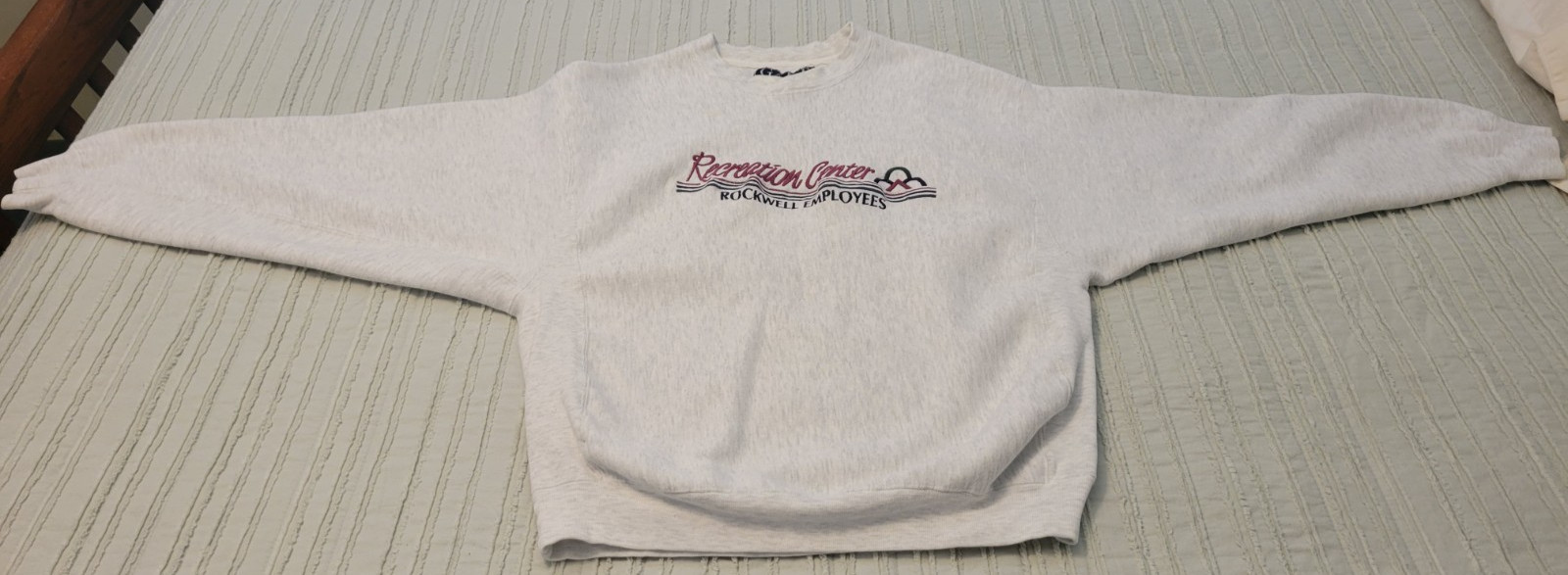 Rockwell Collins Men's Gray Sweatshirt L Large Galt Sand Rec Center Cedar Rapids gallery