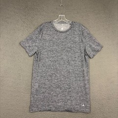 American Tall T-Shirt Mens Large Tall Gray Polyester Performance Athleisure Dad