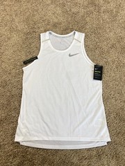 Lot of (20) Nike Mens Miler Running Training Mesh Tank Top AJ7562-100 All Sizes