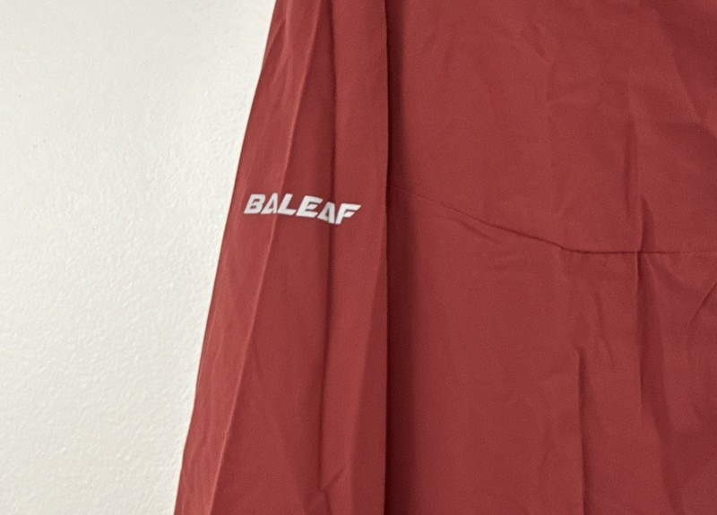 Baleaf Running Long Sleeve Pullover 1/4 Zip Mens Medium Zip Pocket Maroon Light gallery