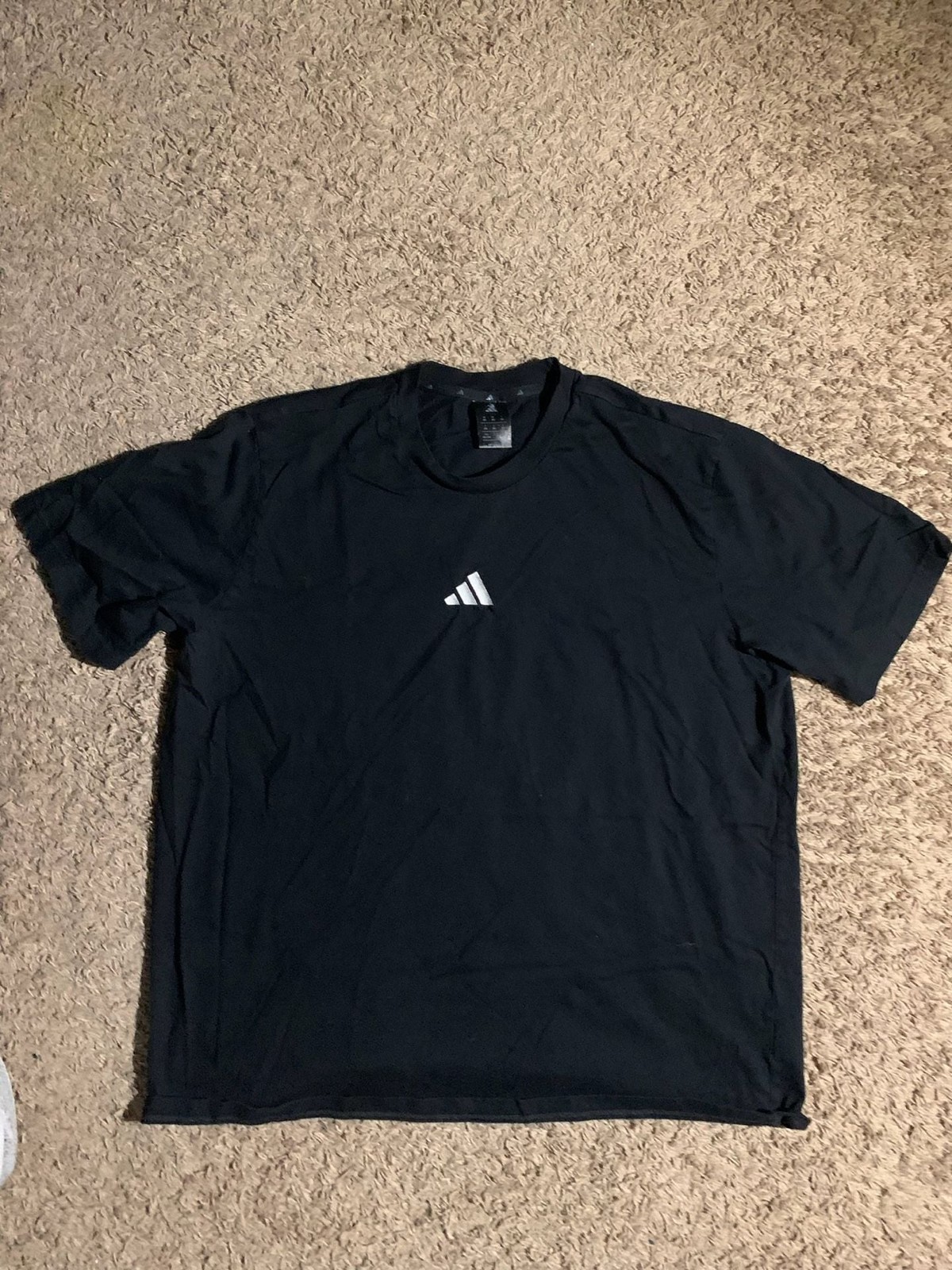 adidas Essentials Training T-Shirt with Embroidered Center Chest Logo gallery