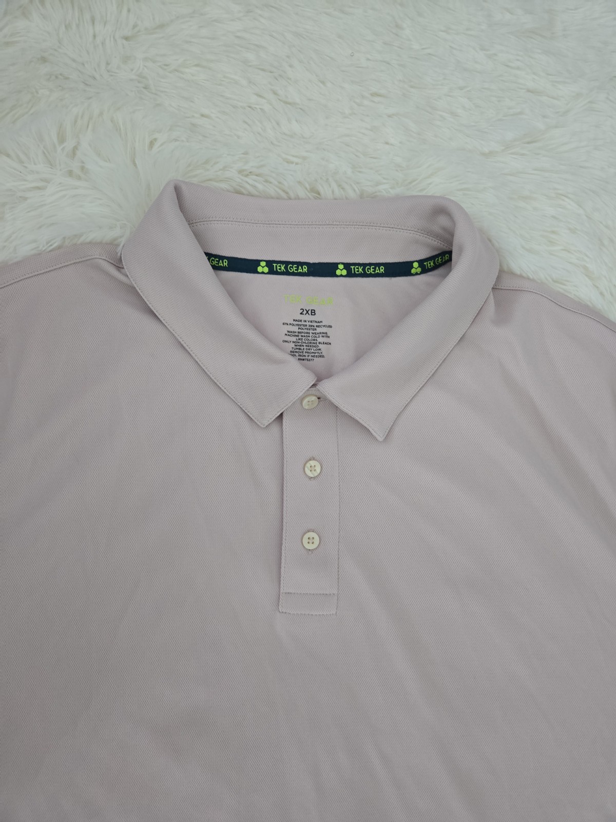 Tek Gear Big & Tall Men's 2XB Classic Fit Short Sleeve Golf Polo Shirt. New With gallery