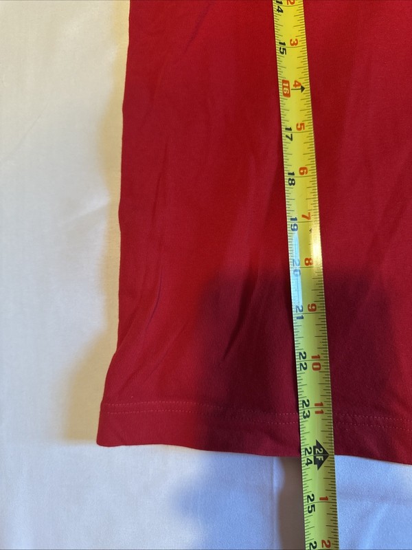 LACOSTE SPORT Novak Djokovic Ultra Dry Red Short Sleeve T-Shirt Mens Size S gallery